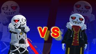 Cross sans vs Fell sans - Undertale Timeline Collapse + Animated