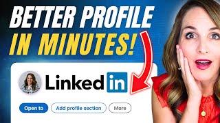 REVEALED: 7 BEST LinkedIn Profile Tips - Make a BETTER LinkedIn Profile In Minutes!