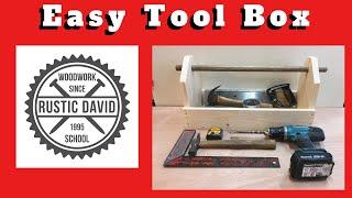 Build This Simple Wooden Tool Box - Hand Saw And A Hammer