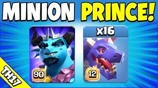 MINION PRINCE + MASS DRAGONS = WOW!!! Best TH17 Attack Strategy (Clash of Clans)