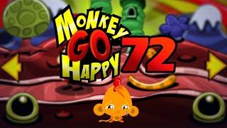 Игра "Счастливая Обезьянка 72" (Monkey GO Happy 72) - прохождение