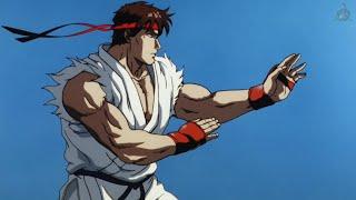 Ryu meditation. Street fighter II the animated movie 1994 4k