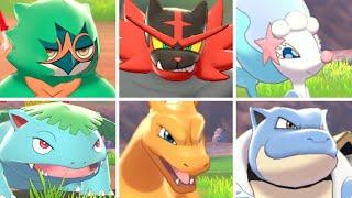 Pokémon Sword & Shield - All Starter Signature Moves