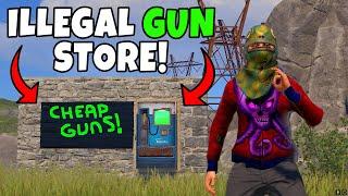 RUNNING AN ILLEGAL GUN SHOP IN RUST !