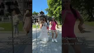 Tara Valencia Napasayaw Ng Pantropiko Ng Bini With Miss Nicaragua Aliw itong dalawa