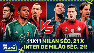 A DISPUTA ADRIANO VS SHEVCHENKO DEU O QUE FALAR NO 11X11 DE MILAN X INTER DE MILÃO! 