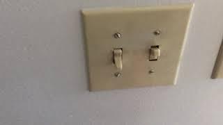 How to flip a light switch on & off