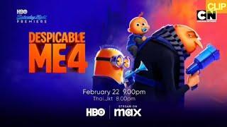 #AD Despicable Me 4 promo on HBO Asia and #MaxAsia (air on Cartoon Network Asia)