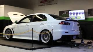 Evo X FP MHI-18k antisurge spool sound on dyno