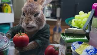 У них помидоры в холодильнике (кадры из к/ф "Кролик Питер 2/Peter Rabbit 2: The Runaway", 2020)