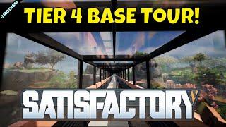 Satisfactory Tier 4 Full Base Tour in Survival Update 7