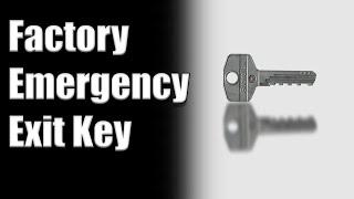 Factory exit key guide