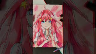Drawing Itsuki Nakano part 2 #shorts