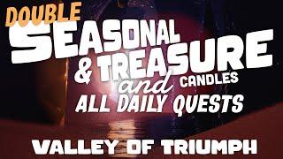 Today’s Double Season & Treasure Candles and Daily Quests | Valley of triumph | SkyCotl | NoobMode