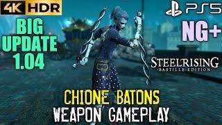 Chione Batons STEELRISING NG+ Weapons | Steelrising New Game Plus Gameplay Weapon|STEELRISING UPDATE