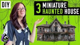 PLANE CRASH! 3 Miniature Haunted House Builds