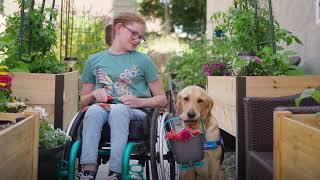 Emma Whaley and Service Dog Marcia | Canine Companions #servicedog #dog #storytelling