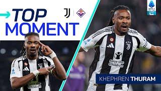 Thuram’s First Juve Brace in a Dramatic Draw | Top Moment | Juventus-Fiorentina | Serie A 2024/25