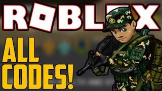 ALL 3 MILITARY MADNESS CODES! (March 2020) | ROBLOX Codes *SECRET/WORKING*