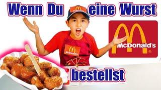 Wenn man bei McDonalds eine Wurst bestellt zuhause | Johann Loop