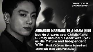 Arrange marriage to a mafia king but he always acts childish and clumsy around you... #ff #jjk #bts