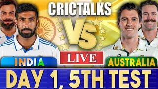 Live: IND vs AUS, DAY 1 - 5th Test, Sydney | Live Scores & Commentary | India vs Australia