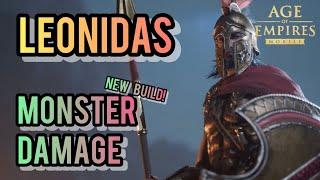 Leonidas Monster Damage Build AOEM - Age of Empires Mobile