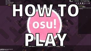 How to play osu!(Tutorial)