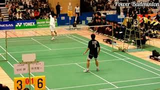 Badminton Mad Moment ？| Kenichi Tago vs Jun Takemura | Nice Angle | Power Badminton