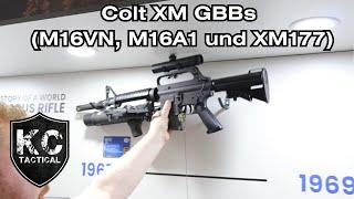 IWA24: Cybergun Colt XM GBBs (M16VN, M16A1 und XM177) | KC Tactical