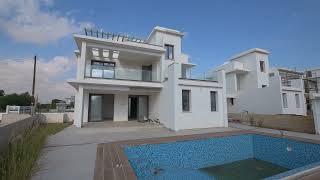 EPCC4678 -  Three Bedroom Link Detached Villa For Sale in Pervolia, Larnaca - Title Deeds