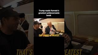 DONALD TRUMP READS KAMALA’S GREATEST ACHIEVEMENTS BOOK 