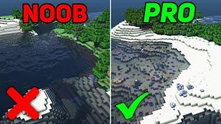 5 Terraforming/Landscaping Tips & Tricks (Minecraft Tutorial)