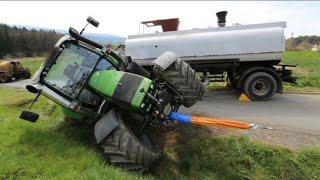 It's Hard To Believe!! What Is This Fool Doing!? Tractors Vs Idiots! Did You See That?