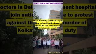 one side of neet aspirants vs another side Kolkata Rape case Doctors want justice  #shorts #neet