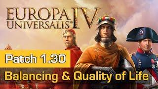 Europa Universalis 4 Patch 1.30 (#4): Balancing, Quality of Life & Sonstiges (Tutorial)