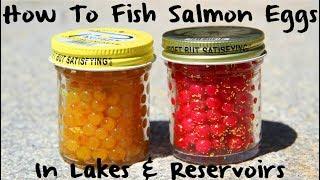 How to Fish Salmon Eggs in Lakes & Reservoirs