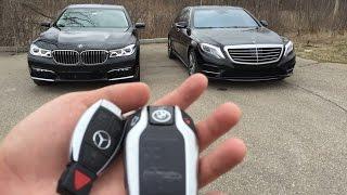 Luxury Sedan Fight! | '16 BMW 750i vs '16 Mercedes S550