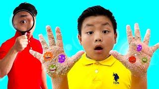 Alex Pretend Play Wash Your Hands Kids Story | Clean Hands Before Eating and After Playing