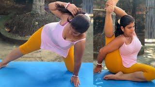 Full body yoga exercise