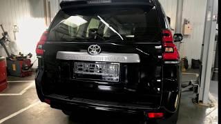 Снятие заднего бампера Toyota Land Cruiser Prado 2019