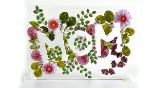 Fused Glass Mom's Garden #fusedglass #mothersday