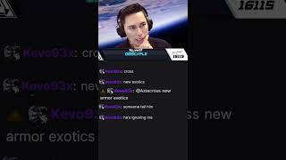 Destiny 2 Leaker in Aztecross Chat