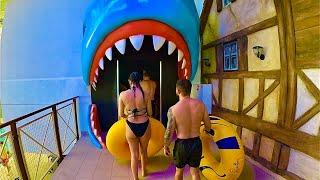 The Shark Water Slide at Aquapark Reda, Poland