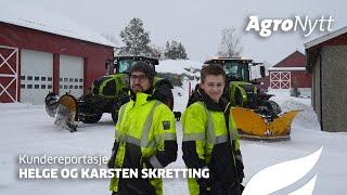 CLAAS traktorer og Duun snøfres  |  Helge og Karsten Skretting