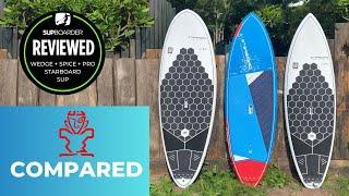 2023 Starboard SUP Surf Shape Comparison / Wedge vs Spice vs Pro