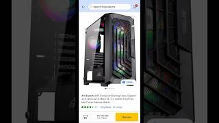 Ant Esports SX5 Computer Gaming Case Support ATX Micro-ATX Mini-ITX 3 120mm Front Fan