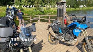 Dirty roads in the Baltics on Yamaha T7 #5