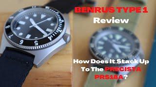 Benrus Type 1 Review (with special guest Precista PRS18a)