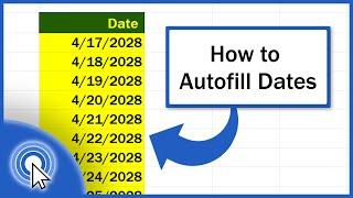 How to Autofill Dates in Excel (Quick and Easy)